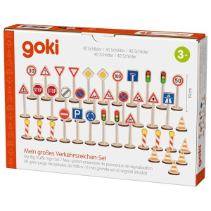 Goki 53761 Ceļa zīmju komplekts 40gab