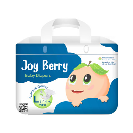 JoyBerry Autiņbiksītes L 9-14kg 40gab