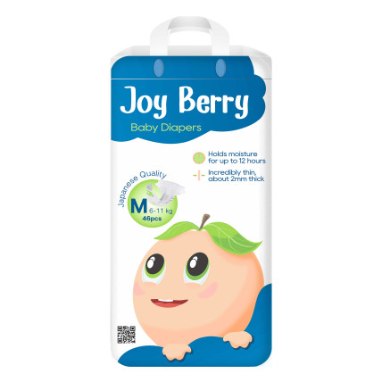 JoyBerry Autiņbiksītes M 6-11kg 46gab