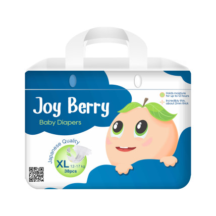 JoyBerry Autiņbiksītes XL 12-17kg 38gab JoyBerry Autiņbiksītes XL 12-17kg 38gab