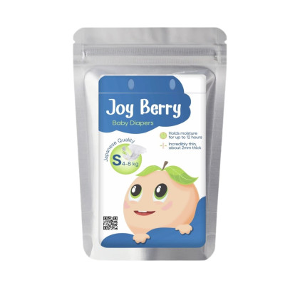 JoyBerry Autiņbiksītes S 4–8kg paraugs 3gab JoyBerry Autiņbiksītes S 4–8kg paraugs 3gab