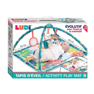 LUDI L20015 Attīstošais rotaļu paklājiņš