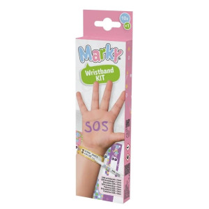 Marky bērnu SOS drošības aproces ar kontaktinformāciju