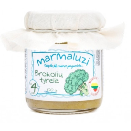 Brokoļu biezenis MARMALUZI no 4 mēnešiem 100g