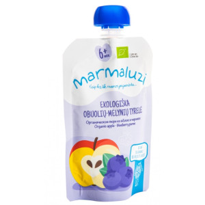 MARMALUZI organisks ābolu-melleņu biezenis no 6 mēnešiem 90g 