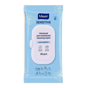 MAYERI Sensitive Universālas mitrās salvetes 30gab