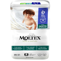 Autiņbiksītes-biksītes Moltex Pure & Nature 6 XL 14+kg 18gab