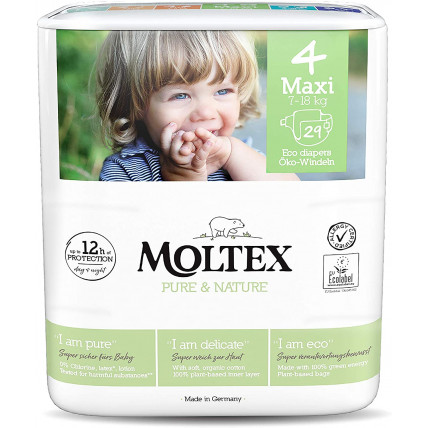 Autiņbiksītes Moltex Pure & Nature 4 Maxi 7-18kg 29gab