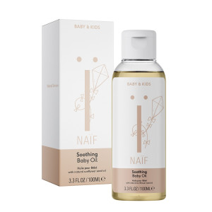 Naïf Baby & Kids nomierinoša eļļa bērniem - maiga masāžas eļļa bērniem visiem ādas tipiem 100ml