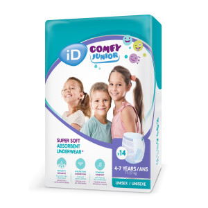 Autiņbiksītes-biksītes iD Comfy Junior 17-27kg 14gab