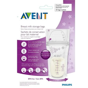 Philips Avent SCF603/25 Krūts piena uzglabāšanas maisiņi