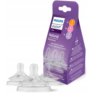 Philips Avent SCY960/03 Dabiskas plūsmas knupīšu komplekts 3gab