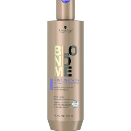 Schwarzkopf Professional BlondMe neitralizējošs šampūns vēsi blondiem matiem 300ml