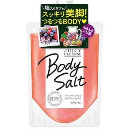 Utena Juicy Cleanse ķermeņa skrubis uz sāls bāzes ar kazeņu aromātu 300g