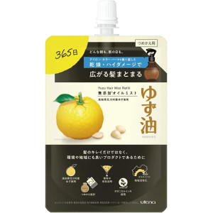 Utena Yuzu-yu Izsmidzināms līdzeklis ar citrusaugļu eļļām matu mitrināšanai un barošanai, pildviela 160ml