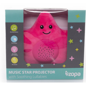 Zopa Little Star Plīsa rotaļlieta ar projektoru
